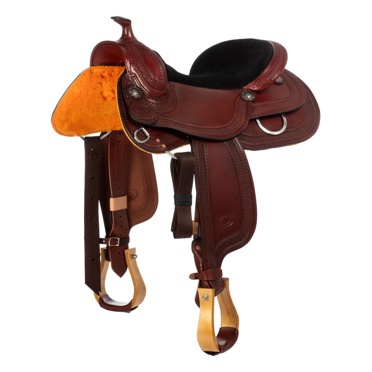 Sella Westwood Basic pro reiner border #64 burgundy | Selle e Accessori | Selle da Reining | Westwood