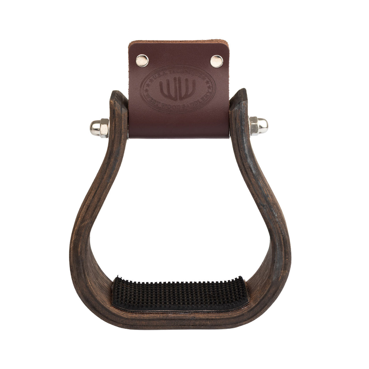 Staffa western in legno con panca antiscivolo in gomma | Staffe e Staffili | Staffe | Westwood