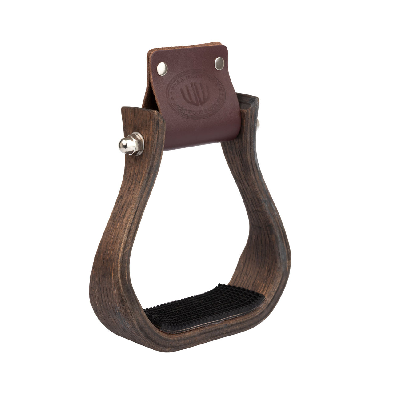 Staffa western in legno con panca antiscivolo in gomma | Staffe e Staffili | Staffe | Westwood